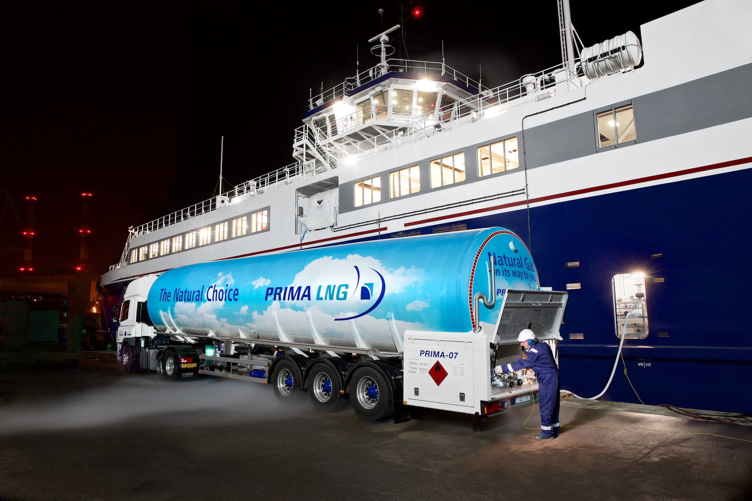 Bunkrowanie statku LNG